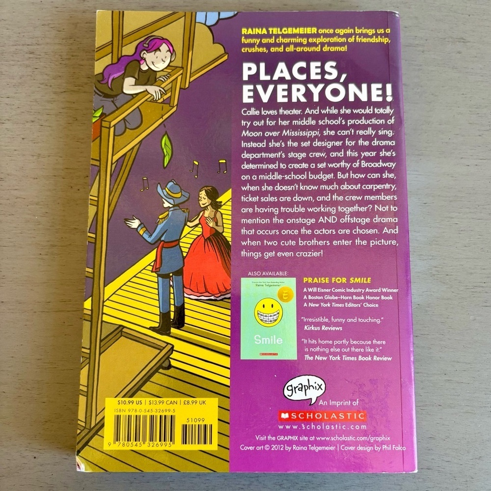 Ghosts, Drama, Smile Graphic Novels Set- Raina Telgemeier- Paperback Books Youth - Picture 9 of 15